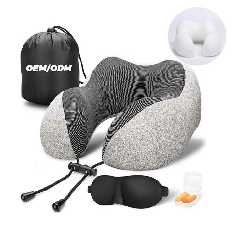 Gobennydd Gwddf Siâp Ewyn Cof U